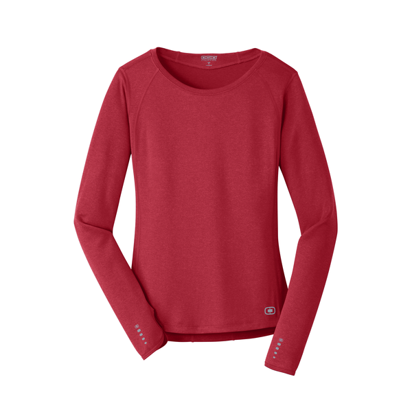 OGIO® ENDURANCE Long Sleeve Pulse Ladies' Crew Tee