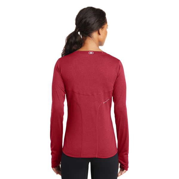 OGIO® ENDURANCE Long Sleeve Pulse Ladies' Crew Tee