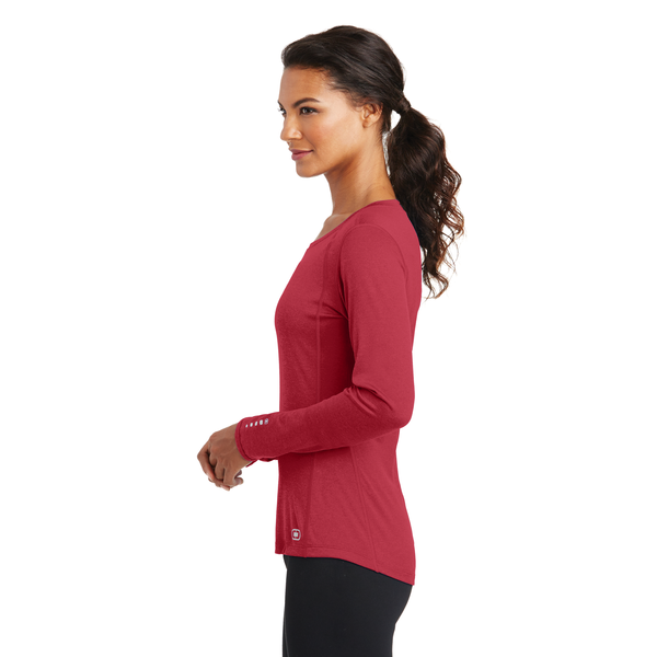 OGIO® ENDURANCE Long Sleeve Pulse Ladies' Crew Tee