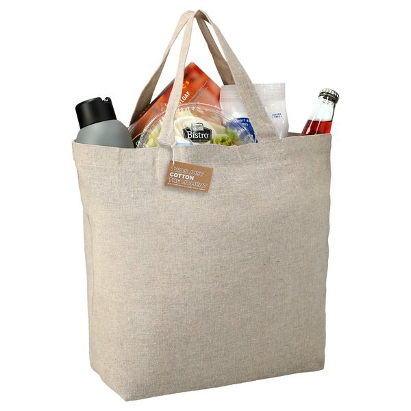 Recycled 5oz Cotton Twill Grocery Tote