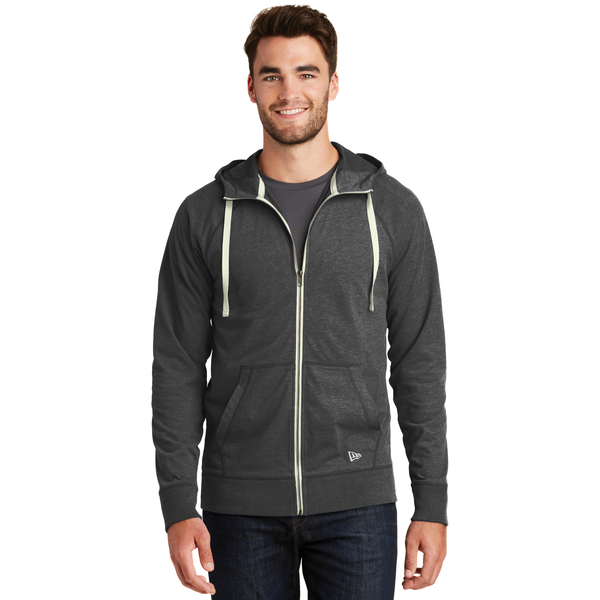 New Era® Sueded Cotton Blend Full-Zip Men's Hoodie