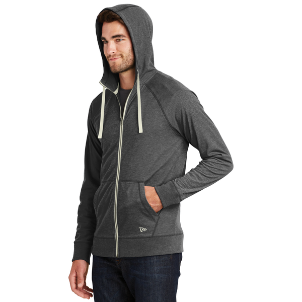 New Era® Sueded Cotton Blend Full-Zip Men's Hoodie