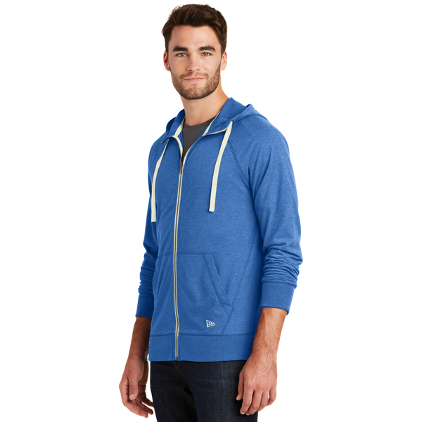 New Era® Sueded Cotton Blend Full-Zip Men's Hoodie