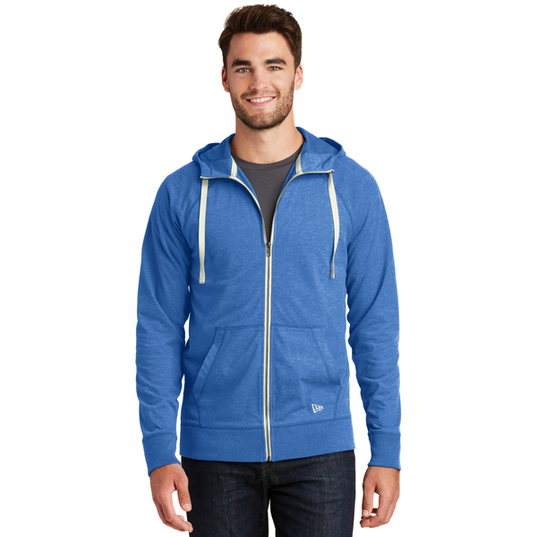 New Era® Sueded Cotton Blend Full-Zip Men's Hoodie