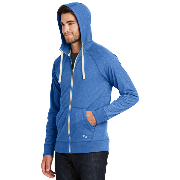 New Era® Sueded Cotton Blend Full-Zip Men's Hoodie