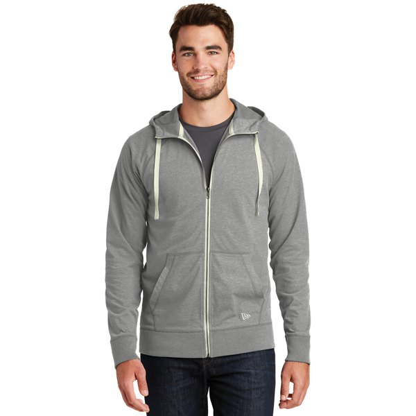New Era® Sueded Cotton Blend Full-Zip Men's Hoodie
