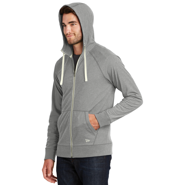 New Era® Sueded Cotton Blend Full-Zip Men's Hoodie