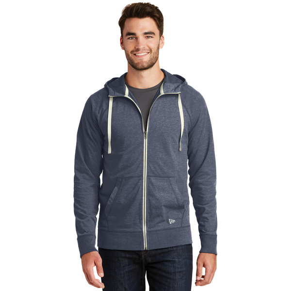 New Era® Sueded Cotton Blend Full-Zip Men's Hoodie