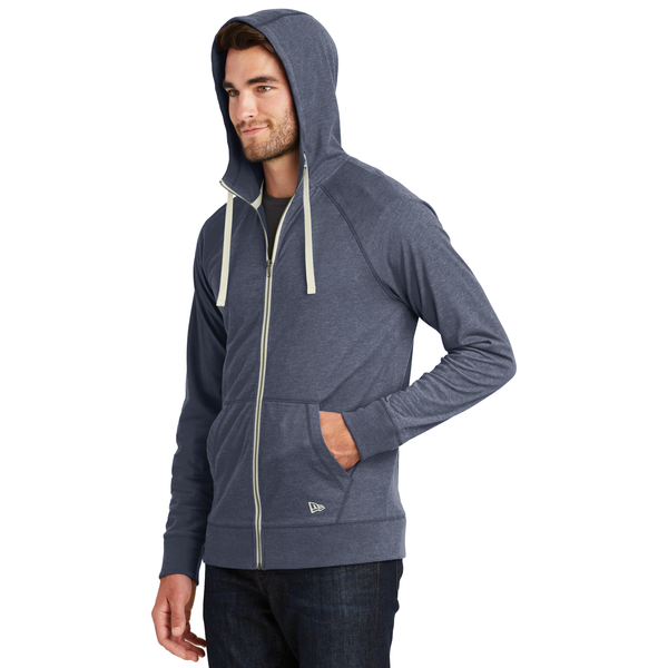 New Era® Sueded Cotton Blend Full-Zip Men's Hoodie