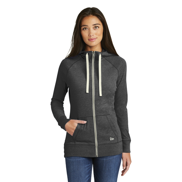 New Era® Sueded Cotton Blend Full-Zip Ladies' Hoodie