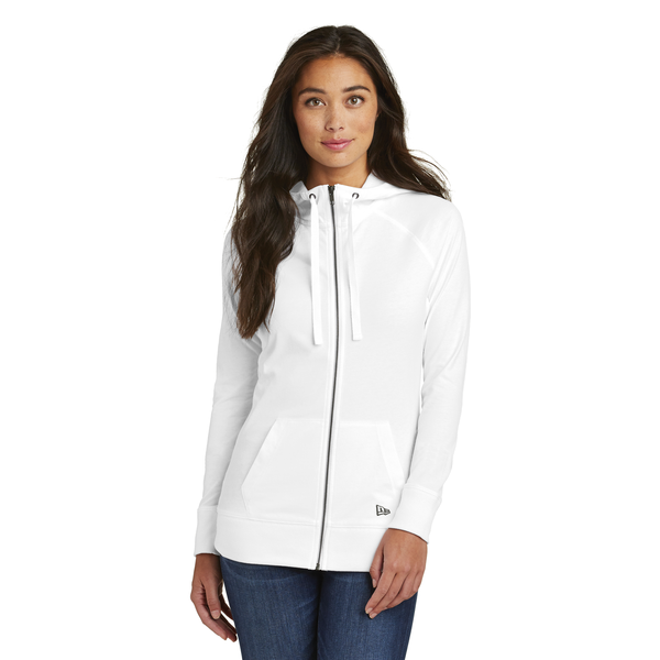 New Era® Sueded Cotton Blend Full-Zip Ladies' Hoodie