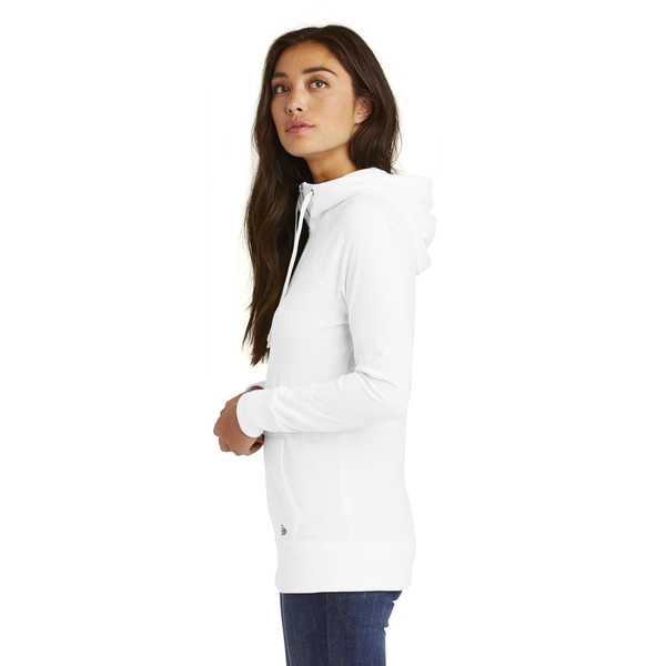 New Era® Sueded Cotton Blend Full-Zip Ladies' Hoodie