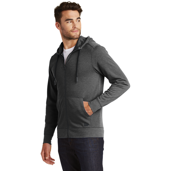 New Era® Tri-Blend Fleece Full-Zip Men's Hoodie