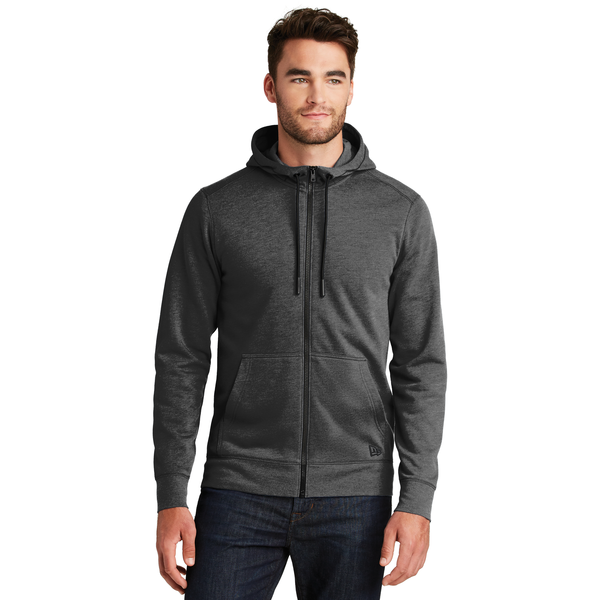 New Era® Tri-Blend Fleece Full-Zip Men's Hoodie