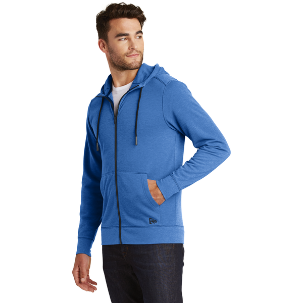 New Era® Tri-Blend Fleece Full-Zip Men's Hoodie