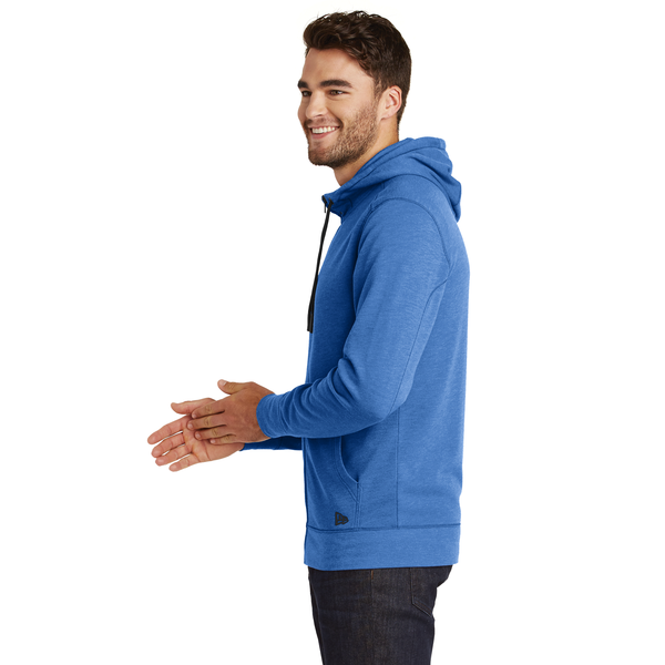 New Era® Tri-Blend Fleece Full-Zip Men's Hoodie