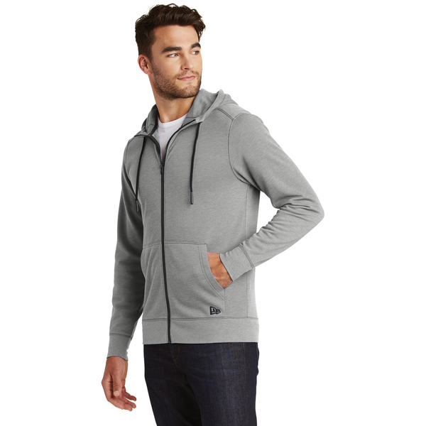 New Era® Tri-Blend Fleece Full-Zip Men's Hoodie