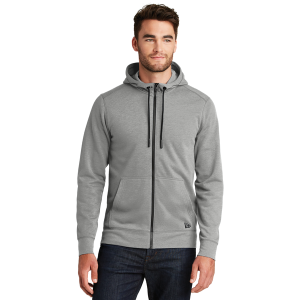 New Era® Tri-Blend Fleece Full-Zip Men's Hoodie