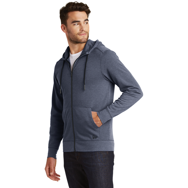 New Era® Tri-Blend Fleece Full-Zip Men's Hoodie
