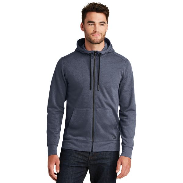 New Era® Tri-Blend Fleece Full-Zip Men's Hoodie