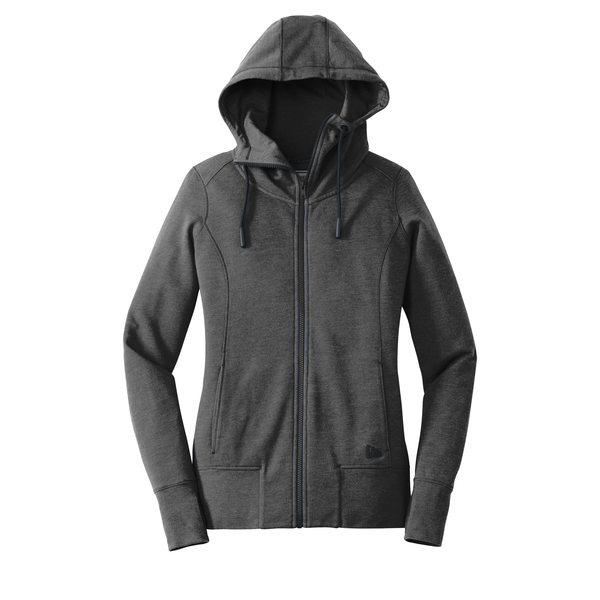 New Era® Tri-Blend Fleece Full-Zip Ladies' Hoodie