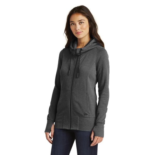 New Era® Tri-Blend Fleece Full-Zip Ladies' Hoodie