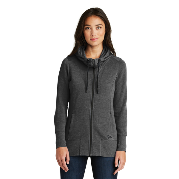 New Era® Tri-Blend Fleece Full-Zip Ladies' Hoodie