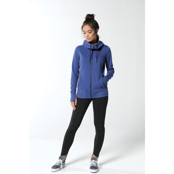 New Era® Tri-Blend Fleece Full-Zip Ladies' Hoodie
