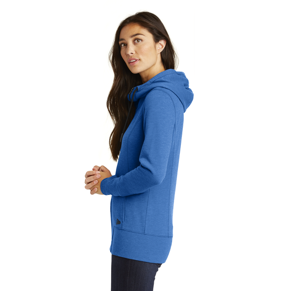 New Era® Tri-Blend Fleece Full-Zip Ladies' Hoodie