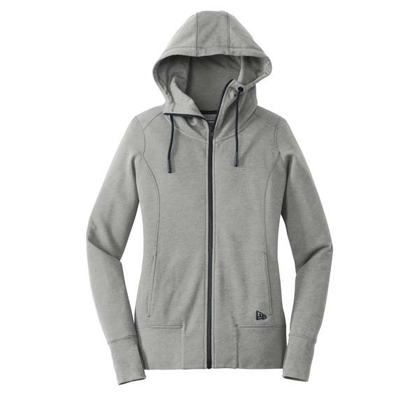 New Era® Tri-Blend Fleece Full-Zip Ladies' Hoodie