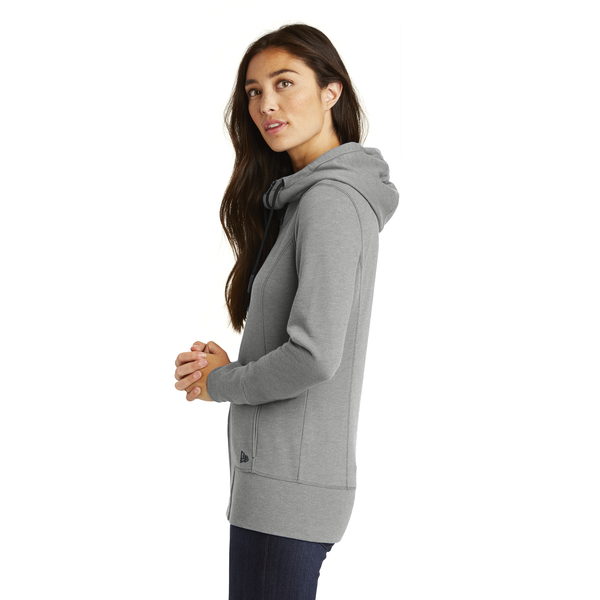 New Era® Tri-Blend Fleece Full-Zip Ladies' Hoodie