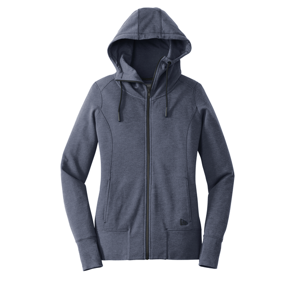 New Era® Tri-Blend Fleece Full-Zip Ladies' Hoodie