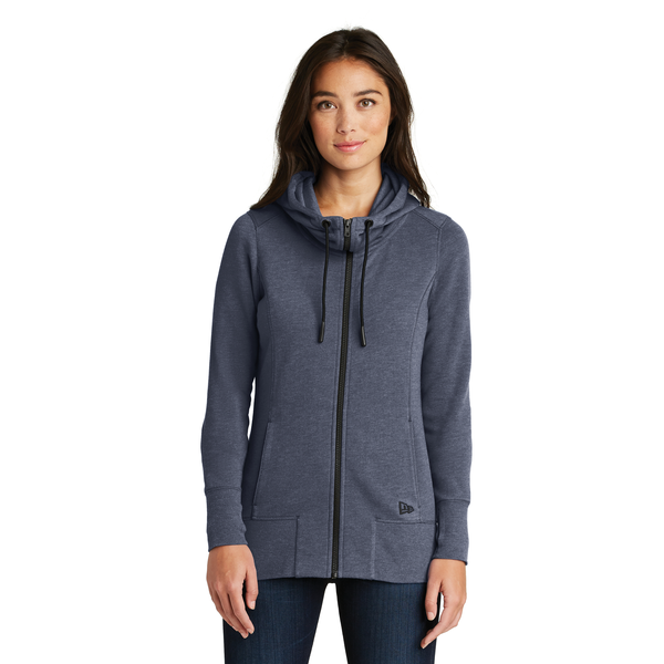 New Era® Tri-Blend Fleece Full-Zip Ladies' Hoodie