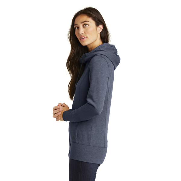 New Era® Tri-Blend Fleece Full-Zip Ladies' Hoodie