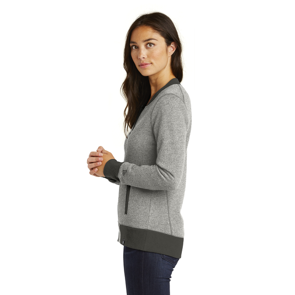New Era® French Terry Baseball Full-Zip Ladies' Jacket