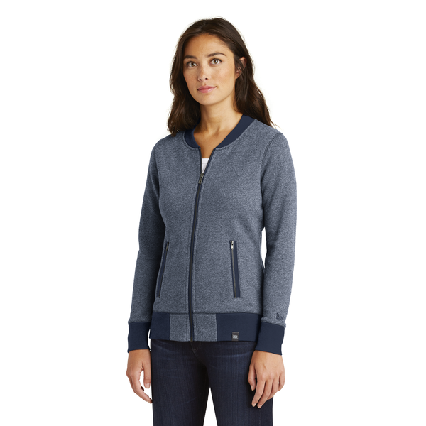 New Era® French Terry Baseball Full-Zip Ladies' Jacket