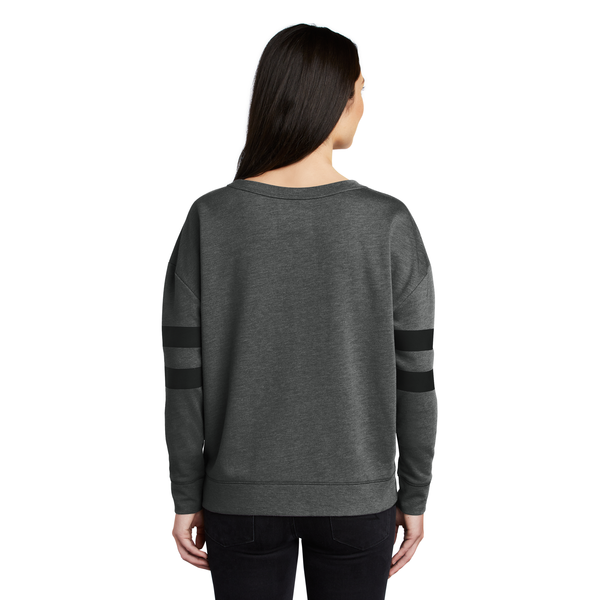 New Era® Tri-Blend Fleece Varsity Ladies' Crew