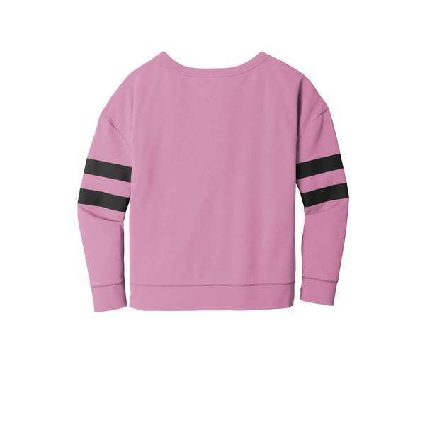 New Era® Tri-Blend Fleece Varsity Ladies' Crew