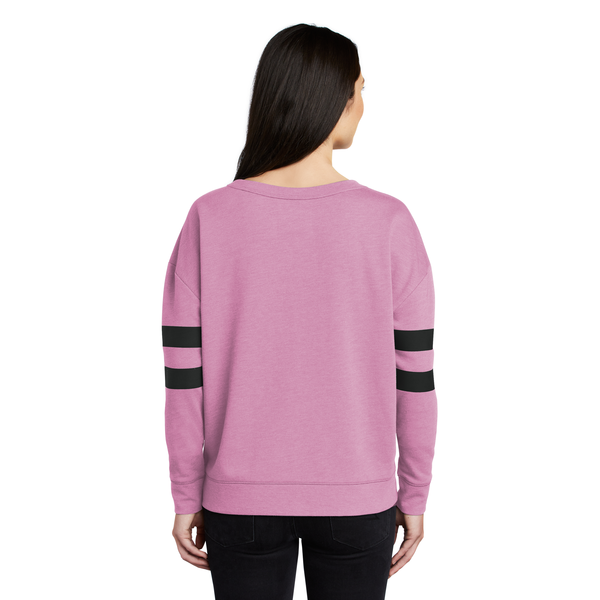 New Era® Tri-Blend Fleece Varsity Ladies' Crew