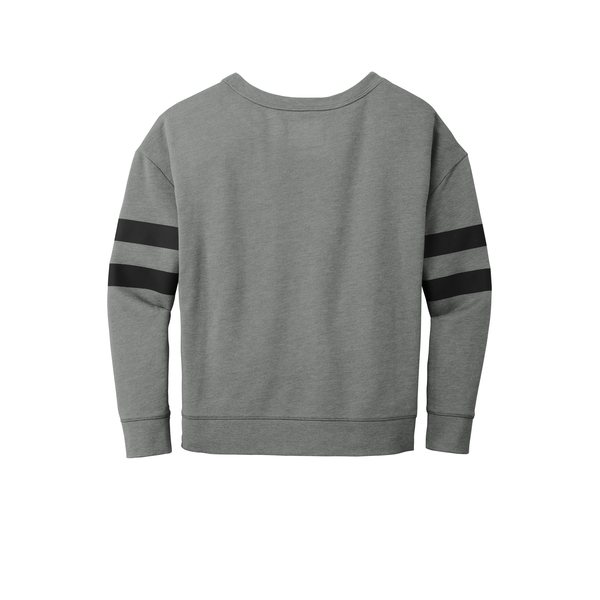 New Era® Tri-Blend Fleece Varsity Ladies' Crew