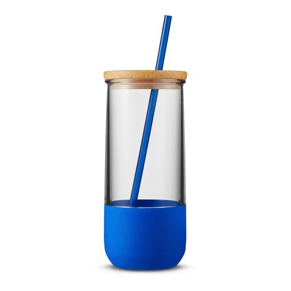 Vivify Straw Tumbler w/ Silicon Grip, 20 oz.