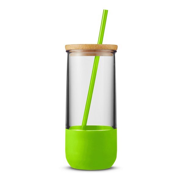 Vivify Straw Tumbler w/ Silicon Grip, 20 oz.