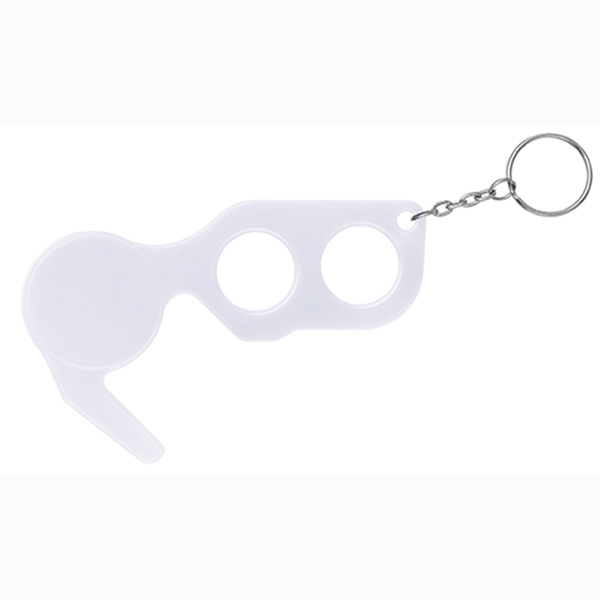 No-Touch Plastic Door Opener Tool Key Chain