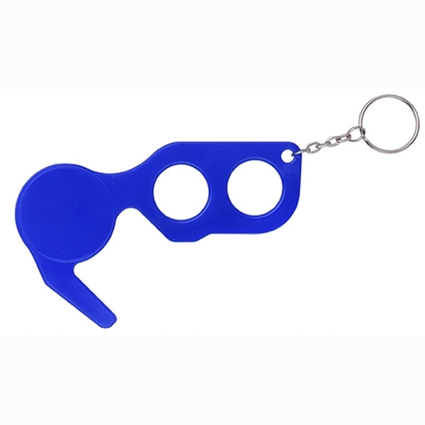 No-Touch Plastic Door Opener Tool Key Chain