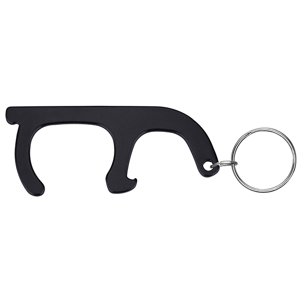 No-Touch Slim Aluminum Door Opener Tool w/ Bottle Opener