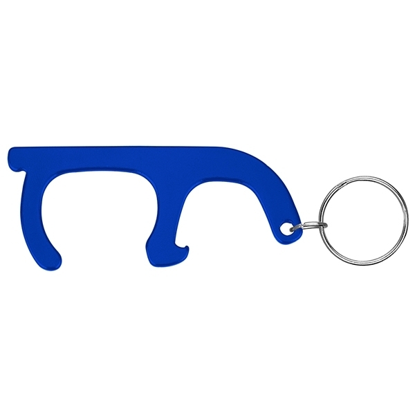 No-Touch Slim Aluminum Door Opener Tool w/ Bottle Opener