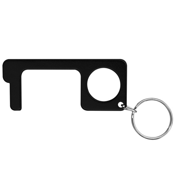 No-Touch Aluminum Door Opener Tool Key Chain