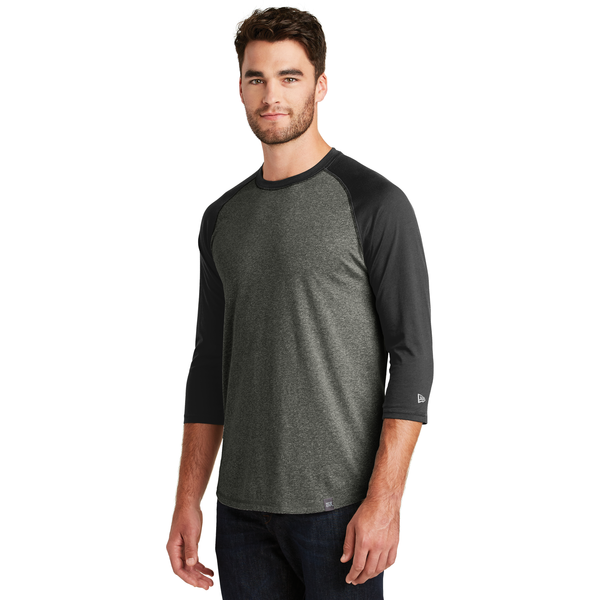 New Era® Heritage Blend 3/4 Sleeve Baseball Raglan Men's Tee
