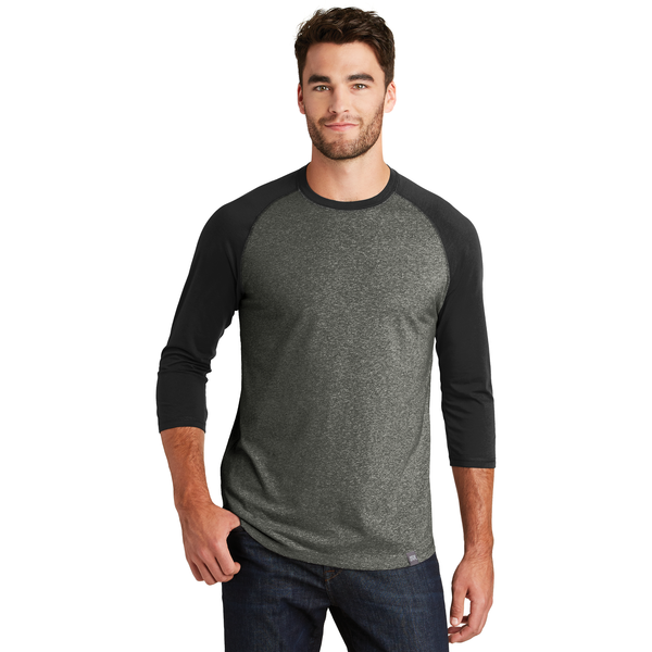 New Era® Heritage Blend 3/4 Sleeve Baseball Raglan Men's Tee