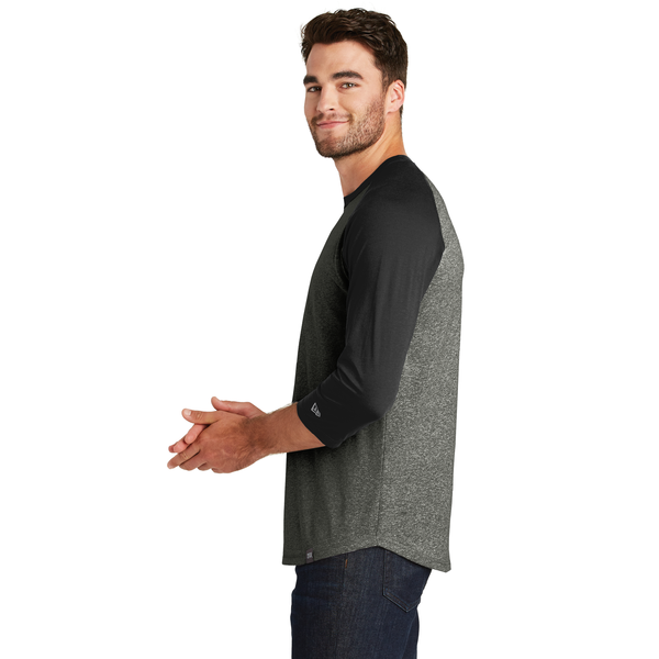 New Era® Heritage Blend 3/4 Sleeve Baseball Raglan Men's Tee